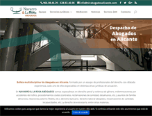 Tablet Screenshot of nlrabogadosalicante.com
